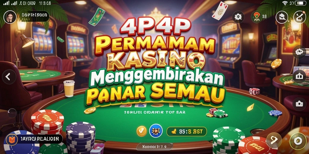 Gambaran gameplay seru dari 4P4P dengan grafik menawan.