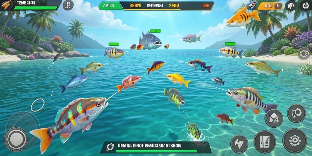 Gameplay seru dalam Tembak Ikan dengan grafik yang menakjubkan.