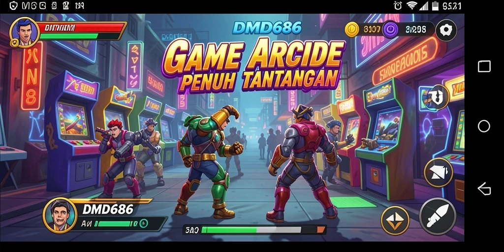 Screenshot DMD686 menampilkan aksi gameplay yang seru dan menantang.