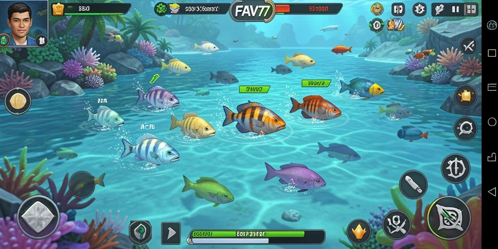 Tampilan gameplay seru dari FAV77 yang memukau.