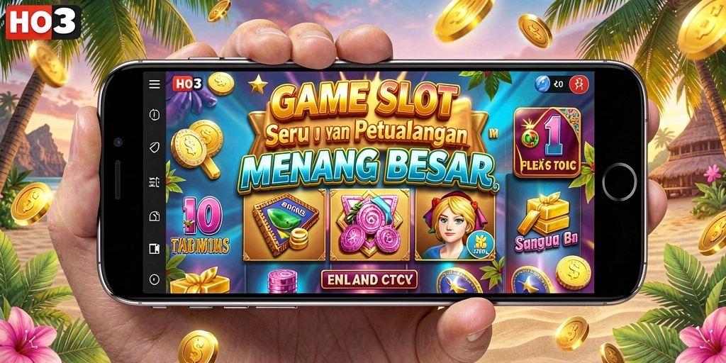 Screenshot utama HO3 menampilkan gameplay Slot yang seru dan menegangkan.
