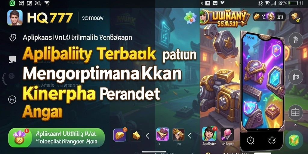 Screenshot utama HQ777 menampilkan antarmuka pengguna aplikasi Utility.