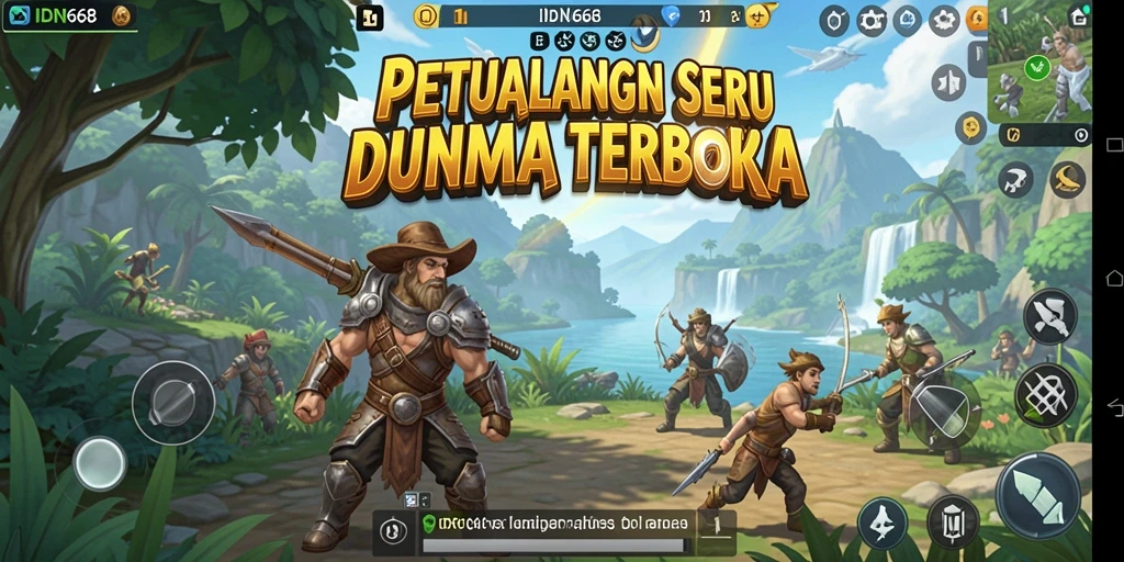 Tangkapan layar menampilkan momen eksplorasi seru dalam IDN668.