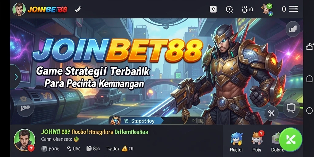 Tangkapan layar gameplay JOINBET88 menampilkan pertempuran strategis yang mendebarkan.