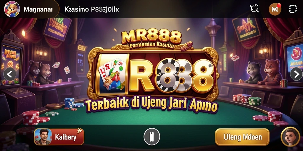 Tampilan utama MR888 menunjukkan gameplay seru dan interaktif dari permainan Kasino.
