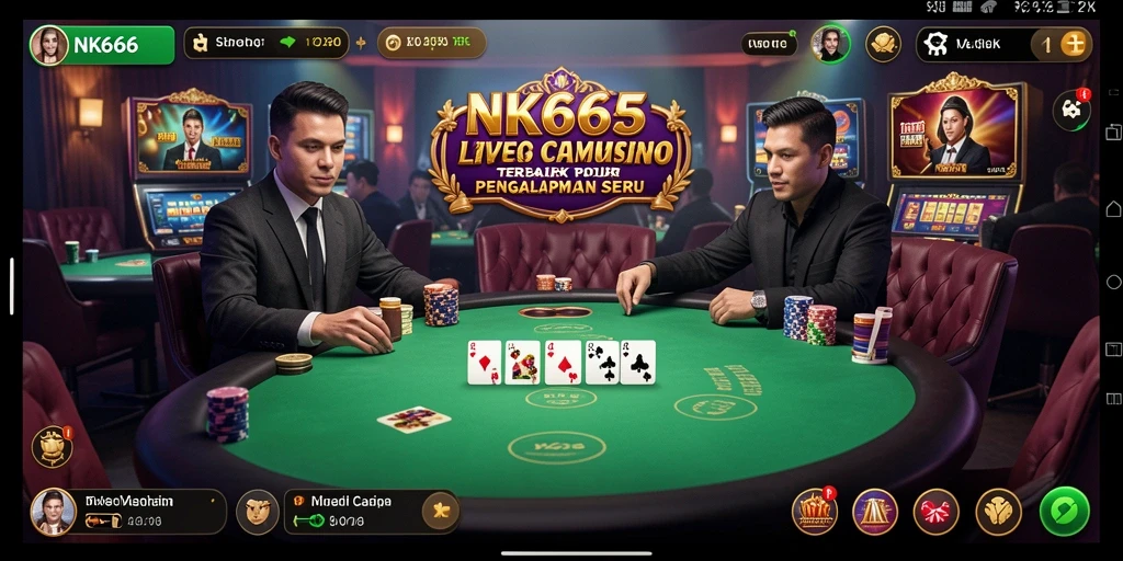 Tampilan gameplay NK666 yang mendebarkan dan interaktif.
