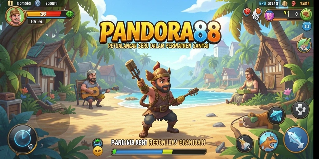 Screenshot yang menampilkan aksi seru dalam gameplay Casual PANDORA88.