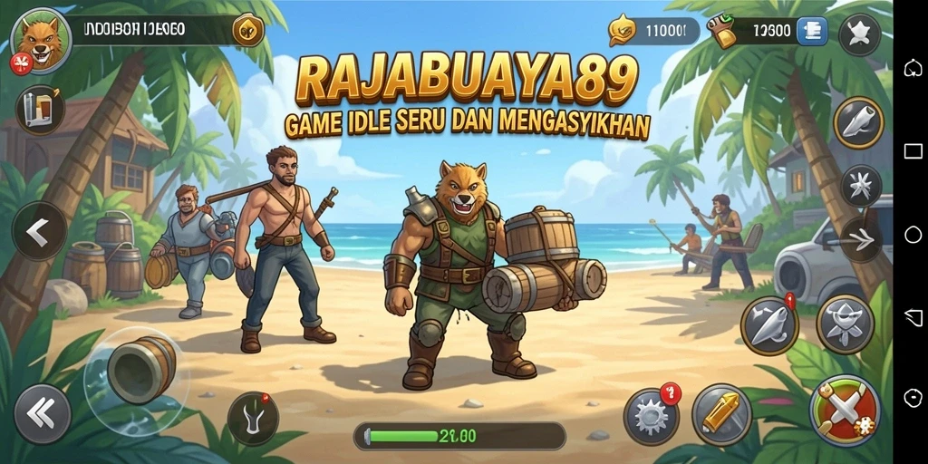 Tangkapan layar game RAJABUAYA89 menampilkan momen seru gameplay Idle.