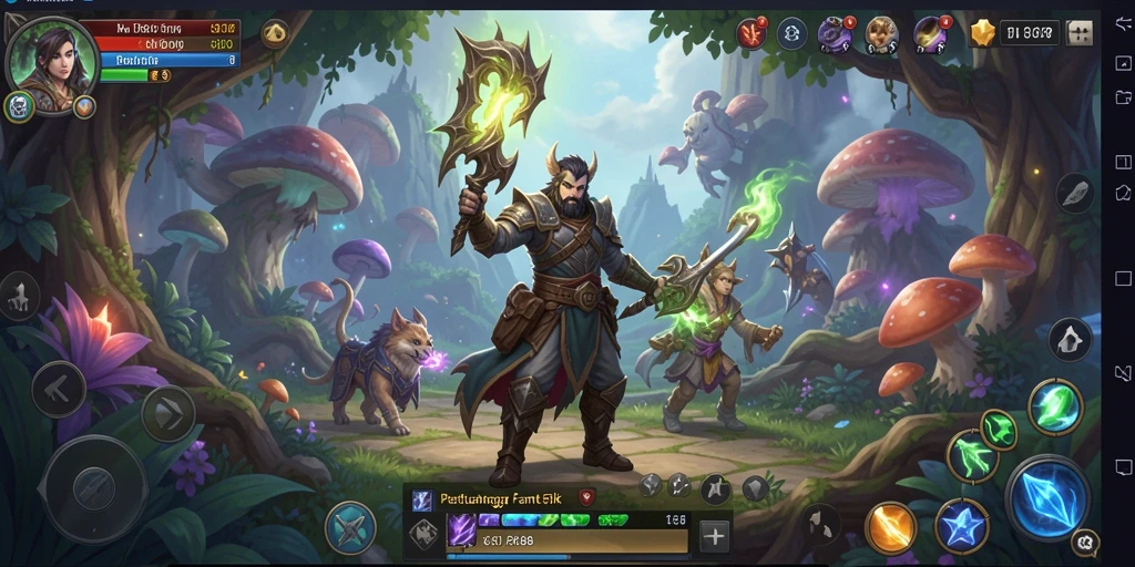 Tampilan menakjubkan dari gameplay RPG yang seru dan mendebarkan.