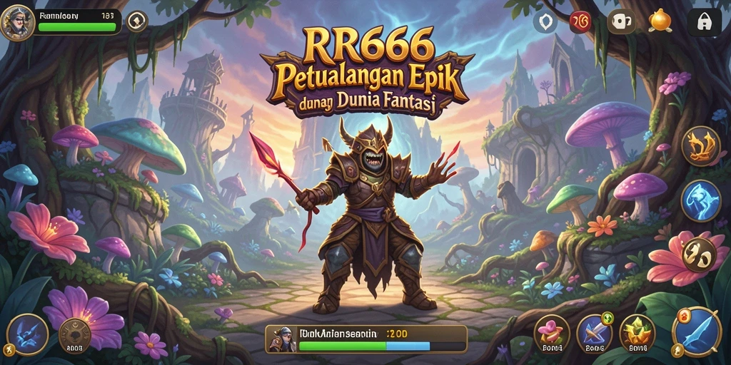 Tampilan gameplay RR666 yang mendebarkan dalam dunia RPG.