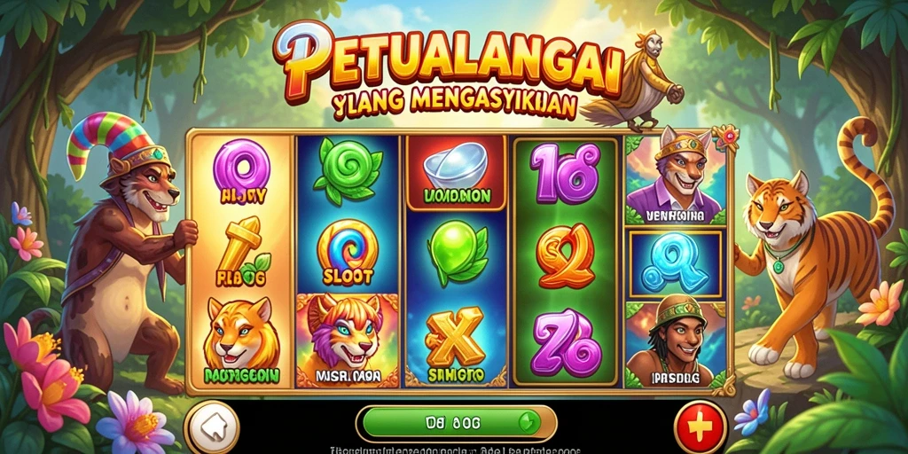 Tampilan gameplay Slot yang menarik dan penuh warna.