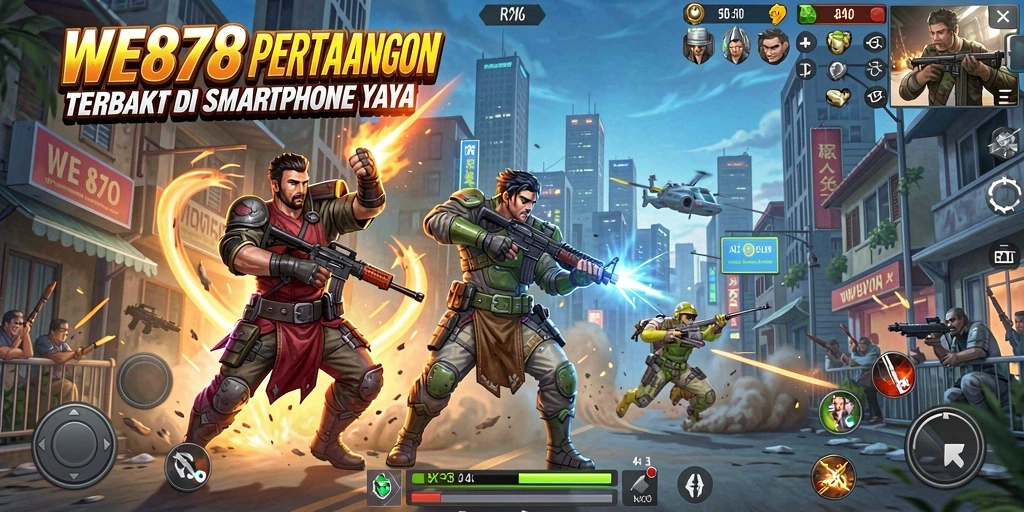 Screenshot WE878 menampilkan duel epik dengan aksi bertarung mendebarkan.