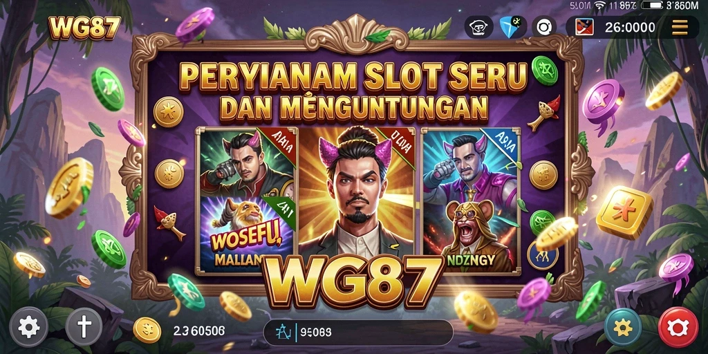 Tangkapan layar gameplay WG87 menampilkan aksi seru permainan Slot yang mengasyikkan.
